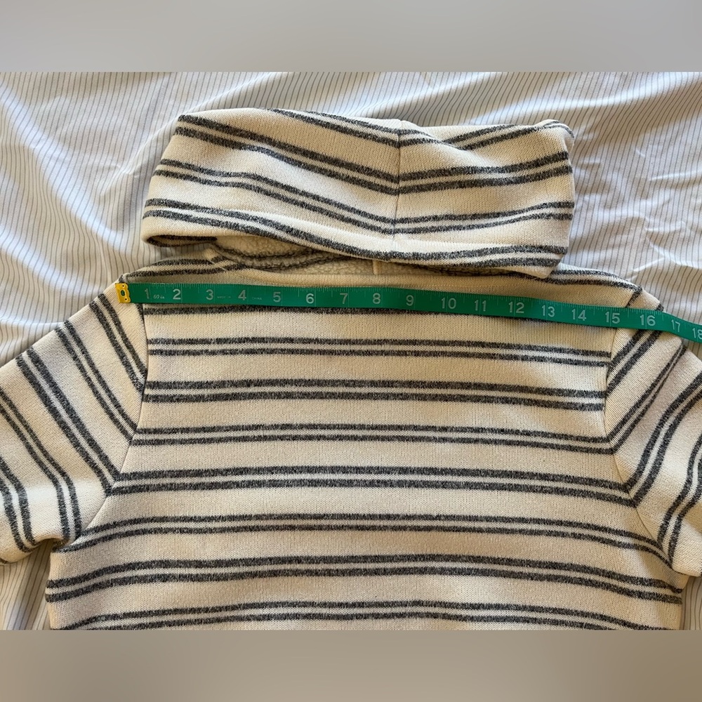 L.L. Bean Striped Cowl Neck Knit - Picture 9 of 9